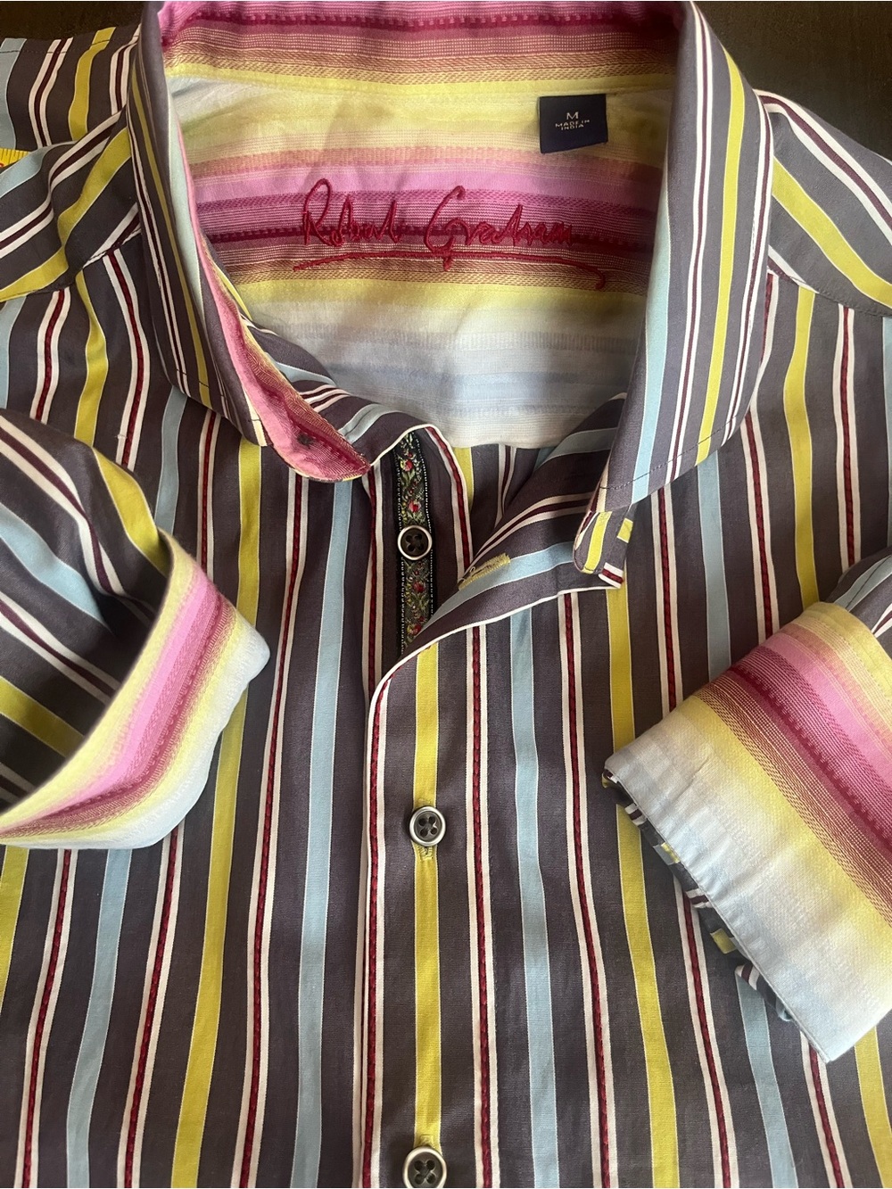 Robert Graham Multi-Stripe Button-Down Shirt - Picture 2 of 16